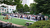 Muslims pray during an event celebrating Eid al-Adha on July 31 at a park in Cheongju, North Chungcheong. At least five Uzbek nationals who attended have tested positive for the coronavirus. [YONHAP]