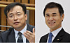 The Democratic Party (DP) on Monday names Kim Jong-cheol, a law professor at Yonsei University, left, and Chang Sung-keun, a lawyer, as members of the nomination committee to recommend candidates to head the Corruption Investigation Office for High-Ranking Officials to the president. [YONHAP]