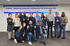 Students studying at Woosong University's Global Railway Program pose for a photo on Feb. 27 to celebrate the career experience program with Korea Railroad Corporation. [KOREA RAILROAD CORPORATION]