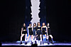 Girl group Le Sserafim performs during its debut showcase on May 2 at Jangchung Arena in central Seoul. [SOURCE MUSIC]