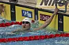 Hwang Sun-woo reacts after winning the 200-meter freestyle during the World Swimming Championships in Abu Dhabi, United Arab Emirates, on Friday. [AP/YONHAP]