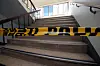 A police line is set up inside a buildling on Inha University campus in Incheon, where a 20-year-old female college student was found bleeding on Friday. [NEWS1]