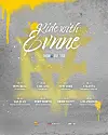 Poster of tour dates and venues for Evnne's concert tour in North and Central America [JELLYFISH ENTERTAINMENT]