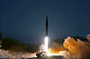 North Korea successfully tested a hypersonic missile at daybreak Tuesday from Jagang Province, according to its official Korean Central News Agency (KCNA) Wednesday. [KCNA]
