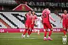 Hwang Hee-chan, left, celebrates with his teammates after scoring an opener only 16 seconds into the match during a friendly against Qatar at BSFZ Arena Admiral Stadium in Austria on Tuesday. [KFA]