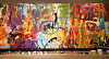 American graffiti artist JonOne's 'Untitled' (2016) at Lotte World Mall in Songpa District, southern Seoul [YONHAP]