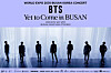 Poster for boy band BTS's free concert “BTS 〈Yet To Come〉 in Busan,' set for Oct. 15 to promote the city’s bid to host World Expo 2030. [HYBE]
