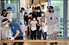 Afghan evacuees arrive at Incheon International Airport on Friday. After a first group of 377 arrived on Thursday, the Korean military completed its evacuation operation on Friday by bringing in a second group of 13 . [YONHAP]