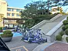 E-scooters block the entrance of a staircase in Hanyang University in Seongdong District, eastern Seoul. [JOONGANG ILBO]