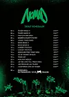 Schedule poster of boy band NOMAD's debut [NOMAD ENTERTAINMENT]
