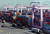 Containers stacked at a port in Incheon on March 31 [NEWS1]