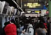Passengers wait to get on to a subway train at Suwon Station in Suwon, Gyeonggi, on Nov. 30, 2022. [YONHAP]