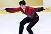 Lee Si-hyeong performs during the KB Financial Figure Skating Presidential Ranking Championship at Uijeongbu Ice Rink in Uijeongbu, Gyeonggi, on March 14. [YONHAP]