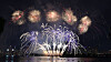 A scene from the 2022 Seoul International Fireworks Festival that took place at Yeouido in western Seoul on Oct. 8, 2022. The festival took place for the first time in three years due to Covid-19. [KANG JUNG-HYUN]