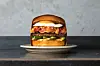 Eggslut's new limited-edition Lobster Avocado Burger. [SPC GROUP]