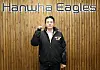 Oh Sun-jin poses after signing with the Hanwha Eagles in a picture released by the club on Tuesday. [HANWHA EAGLES]