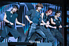Boy band Ampers&One performs B-side “Seesaw” during a showcase for the release of its third EP, ″Loud & Proud,″ at the Sky Art Hall in western Seoul on Aug. 12. [DANIELA GONZALEZ PEREZ]