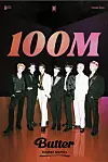 The music video for BTS's 'Butter (Hotter Remix)' recorded over 100 million views on Sunday, according to Big Hit Music. [BIG HIT MUSIC]