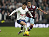 Tottenham's Son Heung-min in action against West Ham at Tottenham Hotspur stadium in London on Sunday.  [AP/YONHAP]