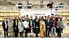 Surabhi Kumar, spouse of Indian ambassador to Korea, fourth from right, with Amit Kumar, Indian ambassador to Korea, third from right, and culinary experts and students gather at the Hansik Space E:eum in Seoul to hear from Kumar about Indian cuisines, ingredients and spices on Dec. 8. [EMBASSY OF INDIA IN KOREA]