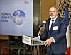 Philippe Lefort, ambassador of France to Korea, speaks about the France Relance Plan during a press conference at the French Embassy in central Seoul on Tuesday. [PARK SANG-MOON]