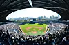 The NC Dinos take on the Doosan Bears at a sold-out Jamsil Baseball Stadium during the 2016 Korean Series. [NEWS1]