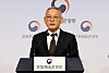 Yu In-chon, minister of Culture Sports and Tourism, speaks during the press briefing to announce the ministry's key policy goals for this year on Tuesday in central Seoul. [NEWS1]