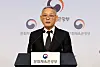 Yu In-chon, minister of Culture Sports and Tourism, speaks during the press briefing to announce the ministry's key policy goals for this year on Tuesday in central Seoul. [NEWS1]