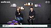 Sophie Kim, Market Kurly CEO, left, speaks about recruiting new employees in an online event on April 6. [YONHAP]