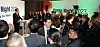 President Yoon Suk Yeol, left, speaks at the Korea Night 2023 on the sidelines of the World Economic Forum in Davos, Switzerland, Wednesday. [JOINT PRESS CORPS]