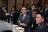 Mirae Asset Financial Group Chairman Park Hyeon-joo attends a meeting held at a hotel in Mumbai in January to celebrate the 15th anniversary of the launch of Mirae Asset Investment Managers in India. [MIRAE ASSET GLOBAL INVESTMENTS]