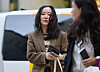 Min Hee-jin, former CEO of girl group NewJeans' agency ADOR, appears at the Seoul Central District Court in Seocho District, southern Seoul, on Sept. 11, 2025. [NEWS1]