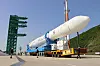 Homegrown rocket Nuri arrives at launch pad, awaits liftoff Wednesday