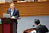 Minsiter of Interior and Safety Lee Sang-min at the National Assembly in Seoul on Monday [YONHAP]