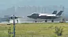 In this file photo, F-35 stealth fighter jets land at the Cheongju Air Base in North Chungcheong after a military drill on Aug. 31, 2020. [KIM SUNG-TAE]
