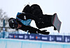 Korean snowboarder Lee Chae-un in action during the men's half pipe final at the Freestyle Skiing World Championships & Snowboard World Championships in Bakuriani, Georgia on Friday. Sixteen-year-old Lee scored 93.50 points to take the world title, becoming the first Korean ever to take gold at the world championships the youngest male snowboard gold medalist ever. [REUTERS/YONHAP]