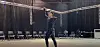 A traditional dancer of Goseong Ogwangdae (Mast Dance Drama of Goseong), which is Korea's National Intangible Cultural Heritage No. 7, performs a live dance as his moves are transmitted live using the motion-capture technique. [ACC]