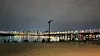 People drink in the Yeouido Han River Park on May 21 around 11 p.m. [HALEY YANG]