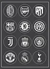 The members of the newly-formed European Super League. [EACH CLUB]