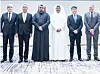 Executives from QatarEnergy, Chevron Phillips Chemical, Samsung Engineering and CTCI attended a signing ceremony Sunday for an ethylene plant construction deal, at the QatarEnergy headquarters in Doha, Qatar. [SAMSUNG ENGINEERING]