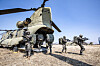 Soldiers from the South Korean Army’s 17th Infantry Division board a Chinook helicopter from the U.S. 2nd Infantry Division during a joint battle command training exercise in Paju, Gyeonggi, in this photo provided by the South Korean Army on March 19. [REPUBLIC OF KOREA ARMY]