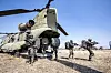 Soldiers from the South Korean Army’s 17th Infantry Division board a Chinook helicopter from the U.S. 2nd Infantry Division during a joint battle command training exercise in Paju, Gyeonggi, in this photo provided by the South Korean Army on March 19. [REPUBLIC OF KOREA ARMY]