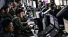 In this file photo, Korean and U.S. soldiers monitor the joint military exercise from an underground bunker in Korea. [U.S. Air Force]