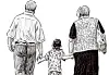 The increase in grandparents' participation in child-rearing is leading the government to expand its scope for child care leave. [SHUTTERSTOCK]