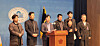 Rep. Ha Tae-keung talks about his proposed bill that aims to protect small and medium-sized entertainment agencies at a press room in the National Assembly on Monday. [OFFICE OF REP. HA TAE KEUNG]