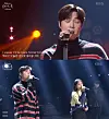 Scenes from the recent episode of KBS's 'Yoo Hee-yeol's Sketchbook' aired on Jan. 8, featuring NIve singing BTS's 'Blue & Grey.' [SCREEN CAPTURE]