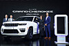From left, Managing Director at Stellantis Korea Jake Aumann, Sales and Marketing Senior Vice President at Stellantis India & Asia Pacific Billy Hayes, Grand Cherokee's ambassador actor Kim Sung-ryoung and Vice President of Interior Design at Stallantis North America Chris Benjamin pose next to Jeep's new Grand Cherokee SUV at the Grand Walkerhill Seoul in Gwangjin District, eastern Seoul, on Wednesday. [STELLANTIS KOREA]