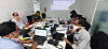 LG Polymer staff answer calls from locals at the hot line center set up at LG Chem affiliate’s factory in Visakhapatnam, India, Thursday, following a gas leak that killed 12 people. The Korean company said Thursday it will conduct surveys to determine health and environmental impacts at the site, disclose the results and create a comprehensive support plan and carry out projects to support the local community based on residents’ suggestions. [LG CHEM]