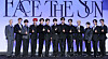 Boy band Seventeen poses during a press conference for its fourth full-length album ″Face the Sun″ on May 27. [ILGAN SPORTS]