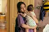 Actor Kim Hyang-gi portrays Ah-young, an orphan who lands a part-time job babysitting Young-chae's baby in the upcoming film 'I,' slated to premiere on Wednesday. [LOTTE ENTERTAINMENT]